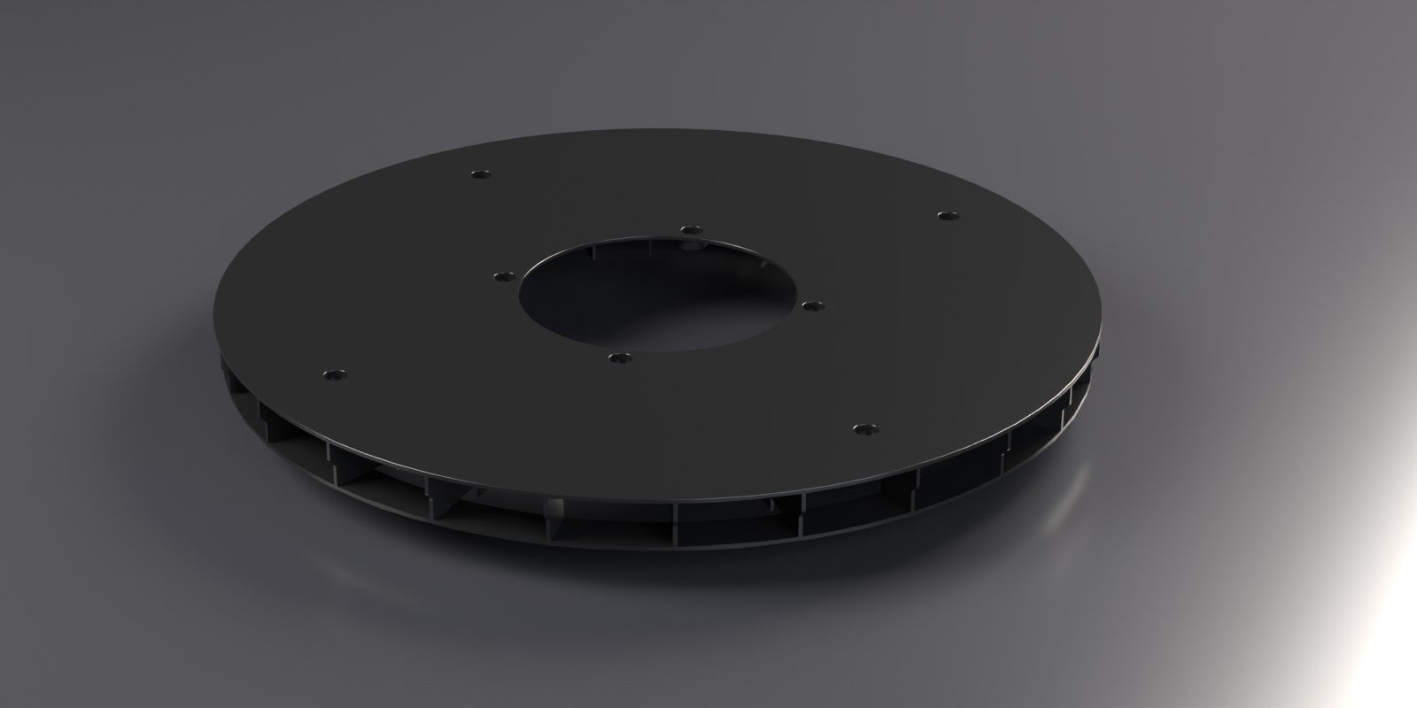 Render de Cubierta superior del motor